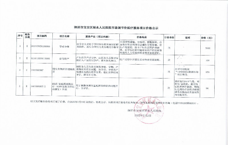福永人民医院新增市场调节价医疗服务项目价格公示.jpg