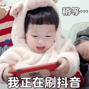 我正在刷抖音.gif