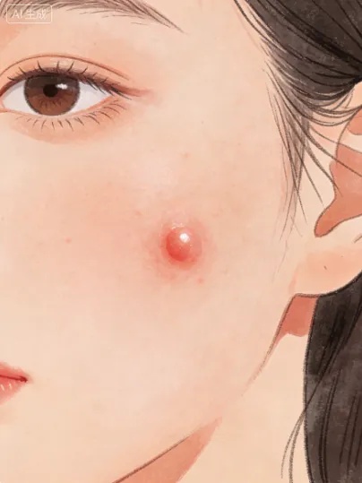 还没熟透的痘.jpg